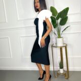 Black Tie Affair Bandage Dress - Image 2